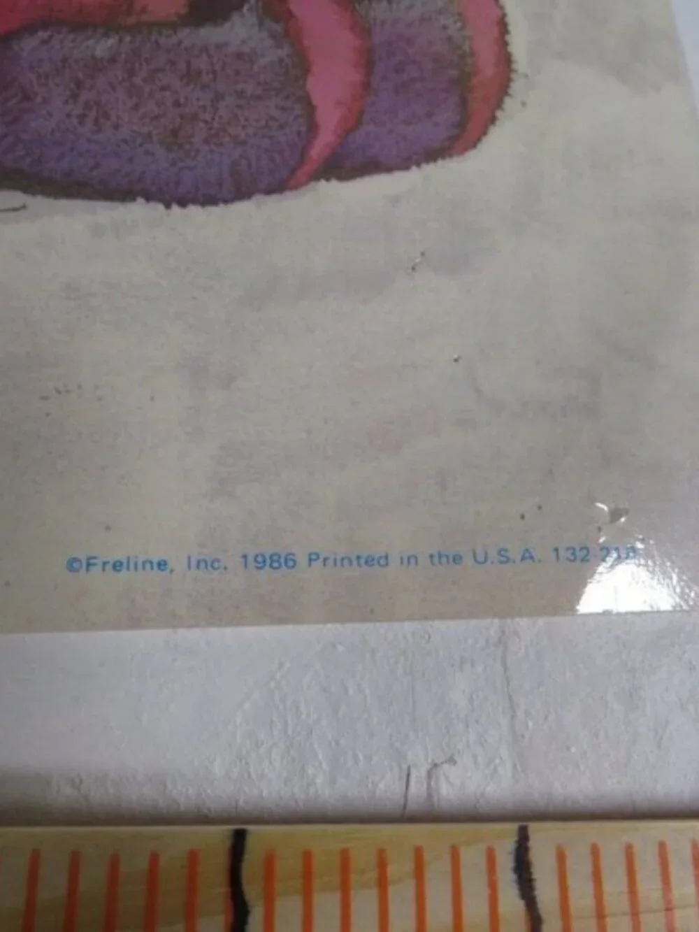 Vintage 1986 Christmas Poster Give Yourself A Gift READ Black Santa Laminated